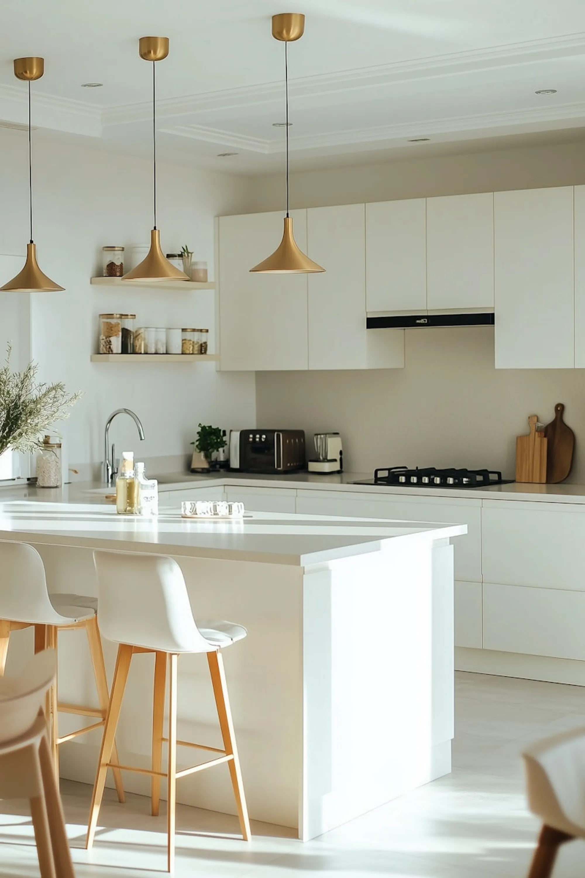Luxury kitchen background