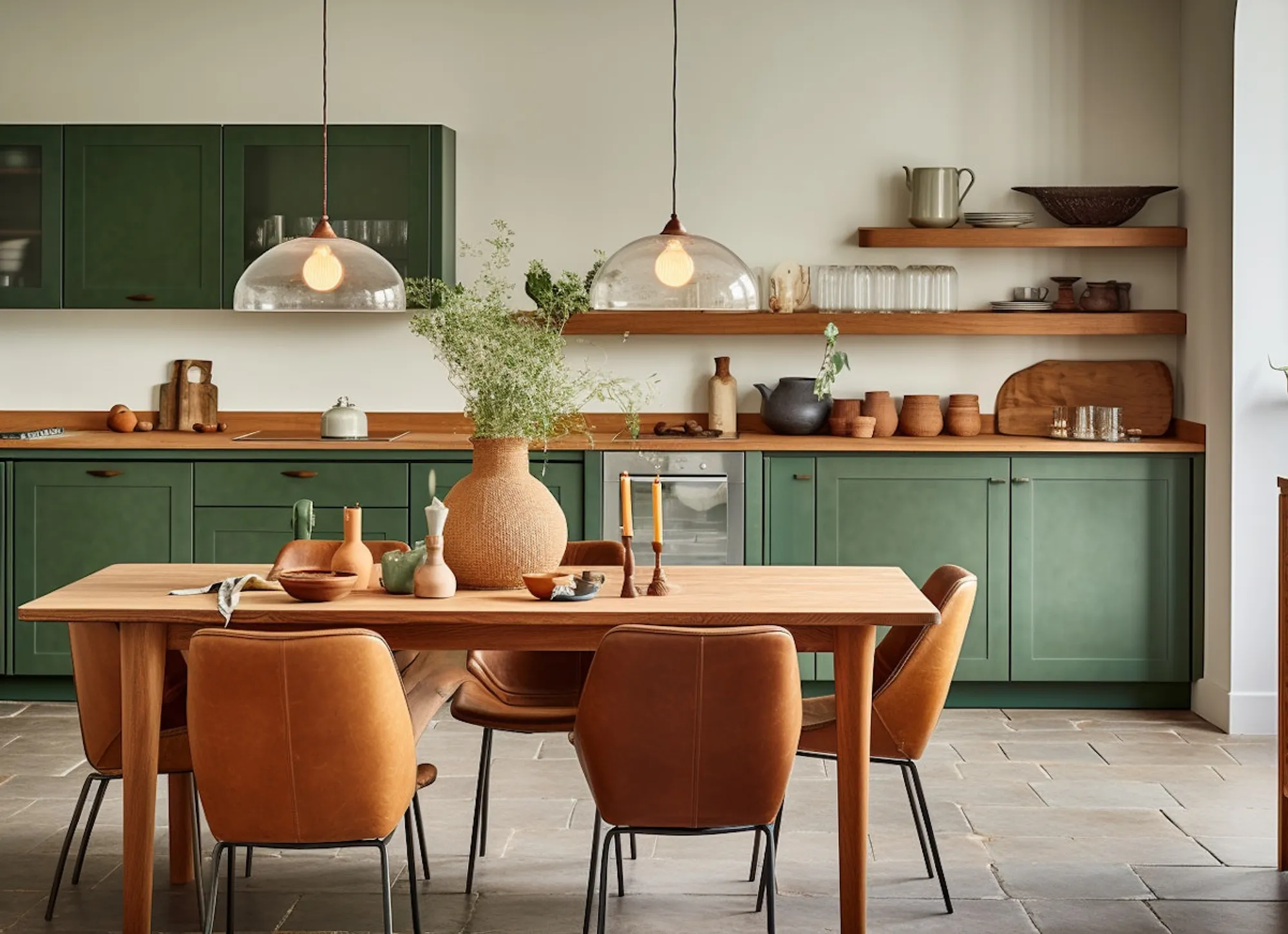 Second luxury kitchen background